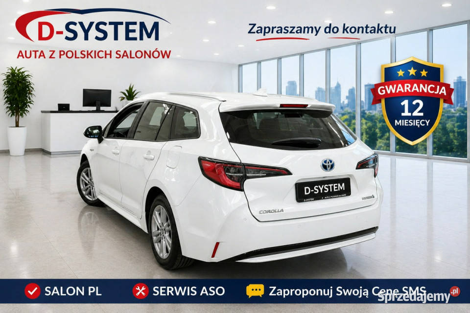 Toyota Corolla 21 Salon Polska 18 HYBRID 1wł z czujnik zmierzchu Białystok