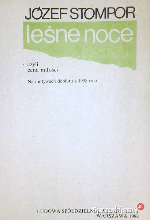 Leśne Noce Józef Stompor Chełm