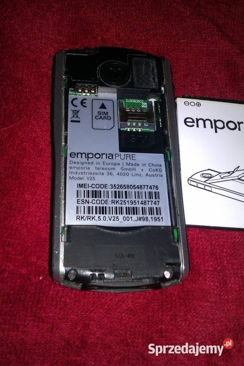 telefon komórkowy Emporia Pure Warszawa