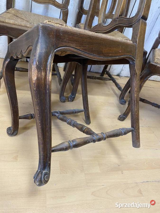 PROMOCJA Zestaw 4 krzeseł Francja antyk Poznań sprzedam
