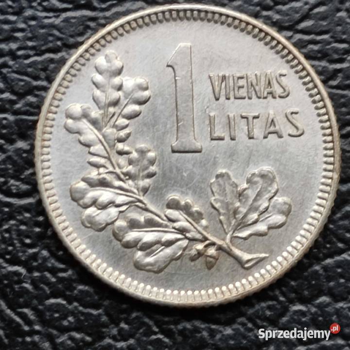 Moneta Litwa 1 lit 1925 r Srebro Lipiany sprzedam