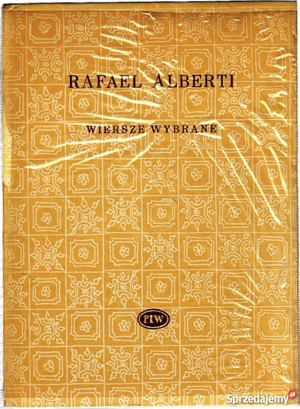 WIERSZE WYBRANE R ALBERTI Kultura i Rozrywka Rzeszów