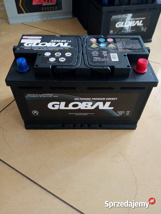 Akumulator Global AGM STARTSTOP 80Ah 800A