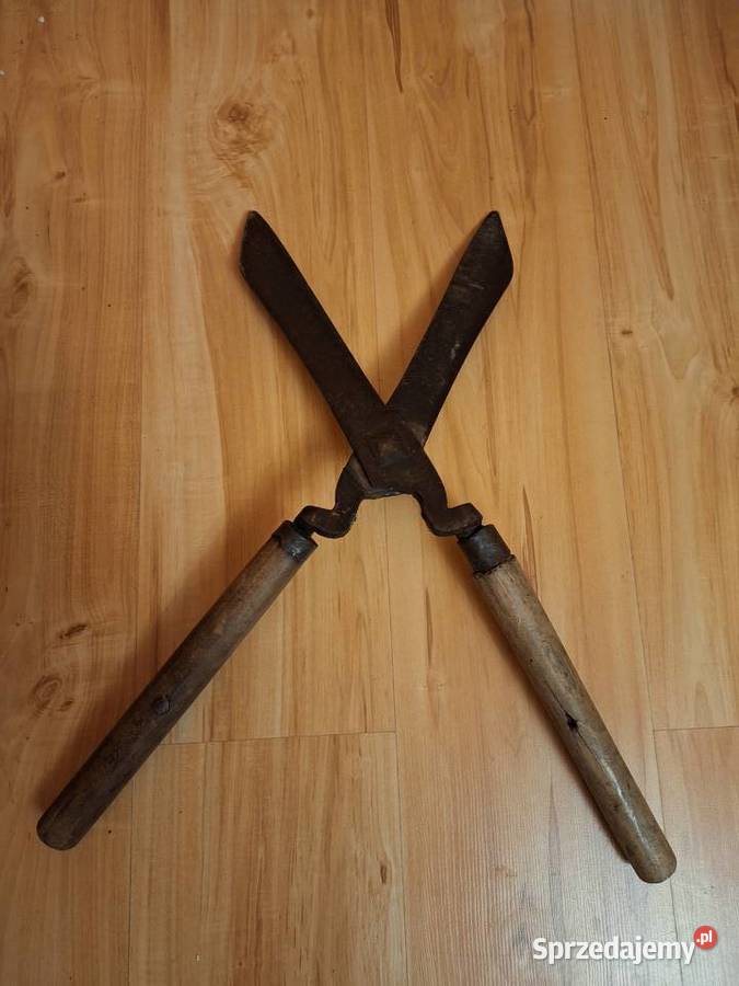 Stare solidne nożyce ogrodowe Szubin