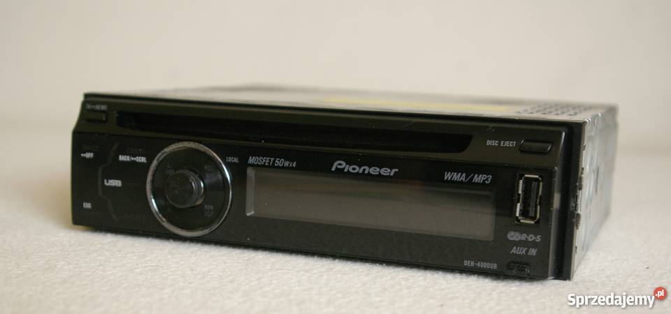 Pioneer DEH4000UB MP3 USB AUX RCA Aktywna Łódź
