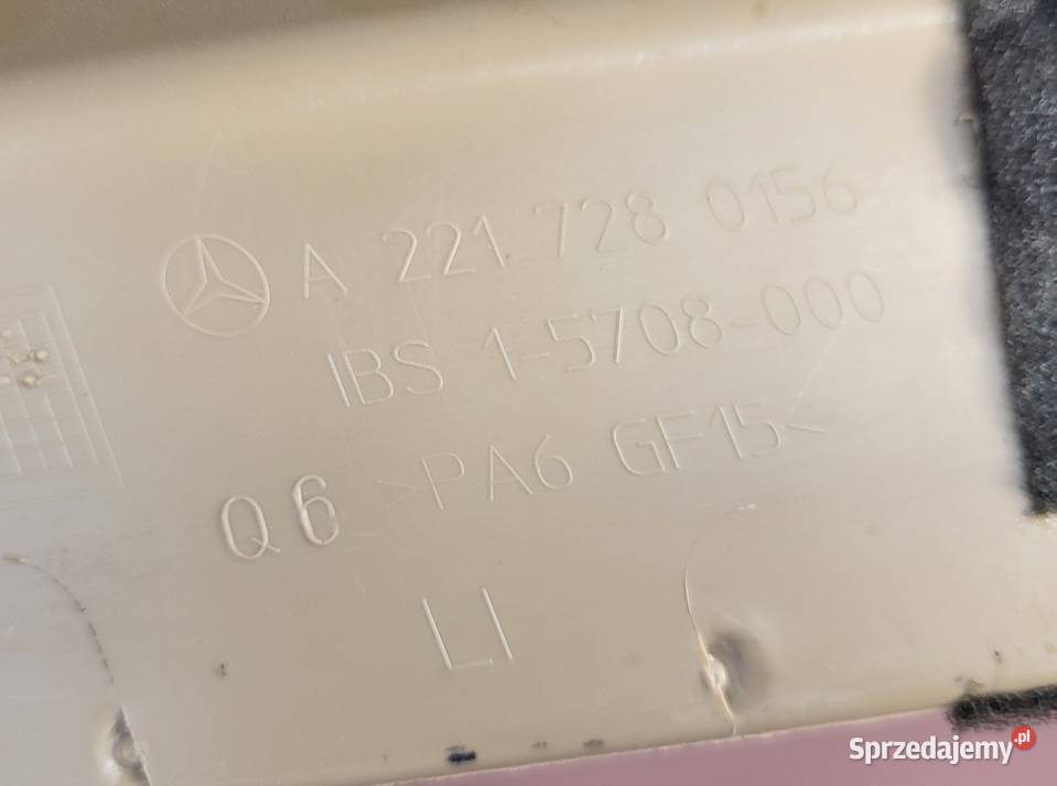 OSŁONA DRZWI KIEROWCY TAPICERKA BOCZEK MERCEDES Poznań sprzedam