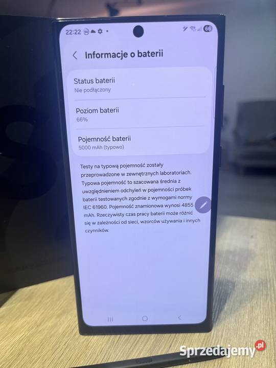 Samsung Galaxy S22 Ultra 8128 GB śląskie Przeczyce