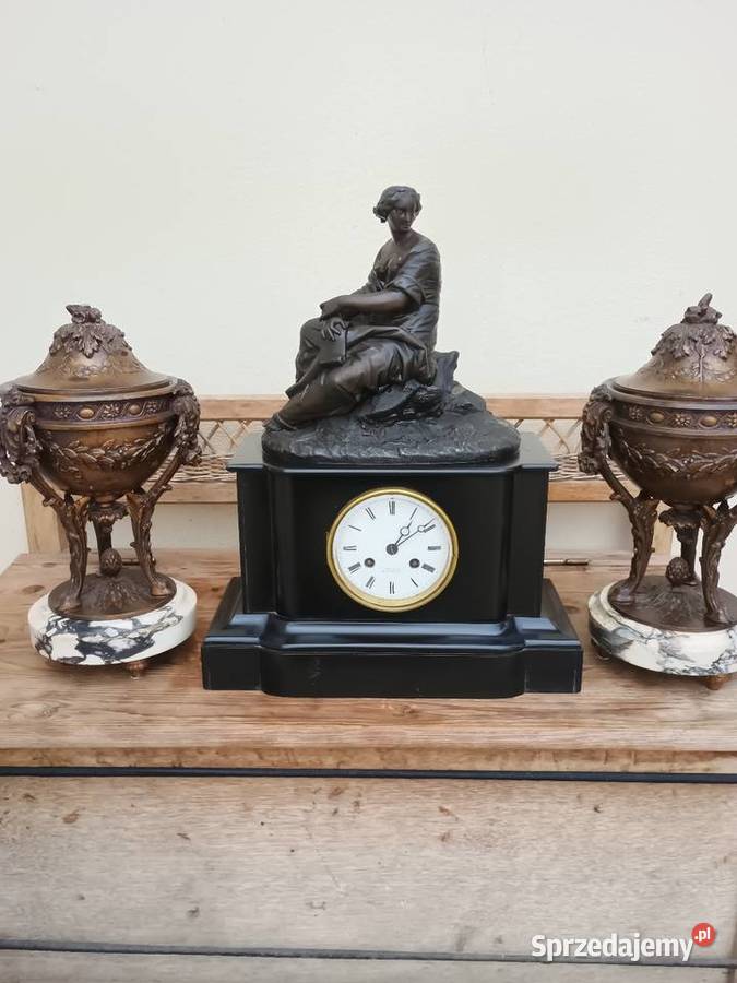 Kominkowy zegar francuski Napoleon podkarpackie Rzeszów