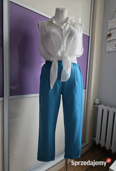 Garnitur damski turkusowy XL Głogów