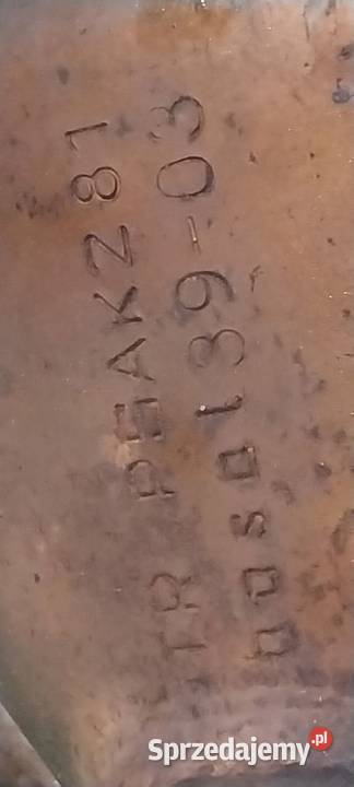 KATALIZATOR PUSTY ATRAPA PEUGEOT 206 I 14 HDI Międzychód sprzedam