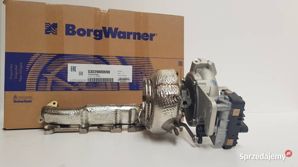 Turbosprężarka BorgWarner KKK 53039700775 osobowe mazowieckie Siedlce