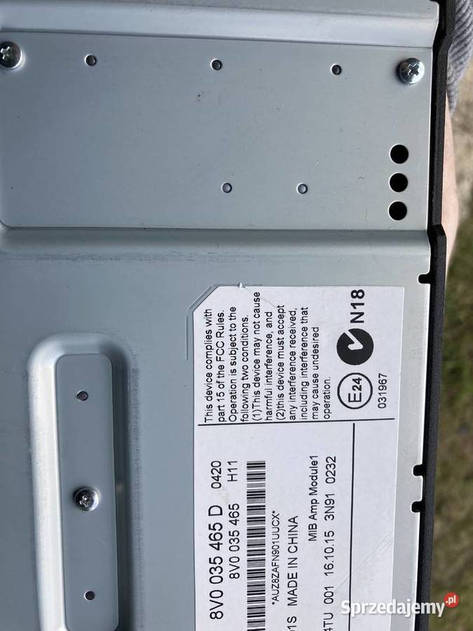 Audi a3 8V zestaw nagłośnienia bang olufsen Wolsztyn