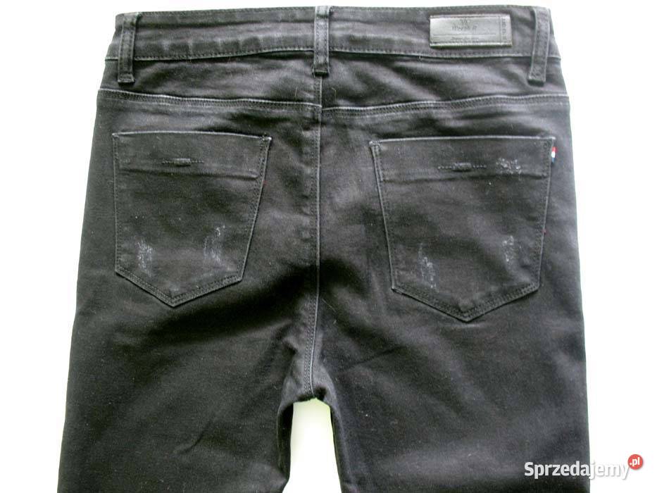 Spodnie damskie jeans czarne 34 36 biodra 8696 mazowieckie Siedlce