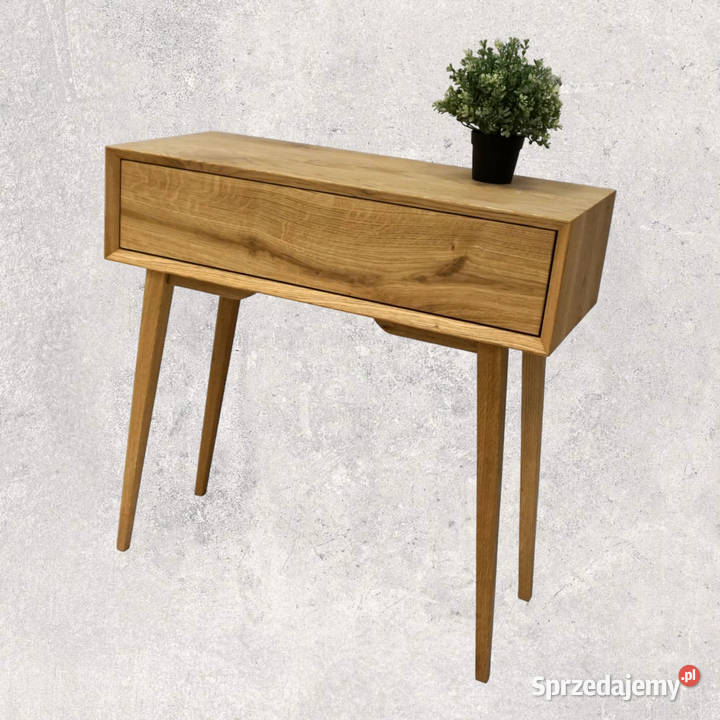 Konsola dębowa z szufladą IZU Janczowa