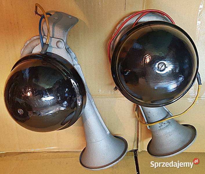 Sygnały trąbki 12 V Warszawa M 20 224 Pabieda Ostrów Wielkopolski