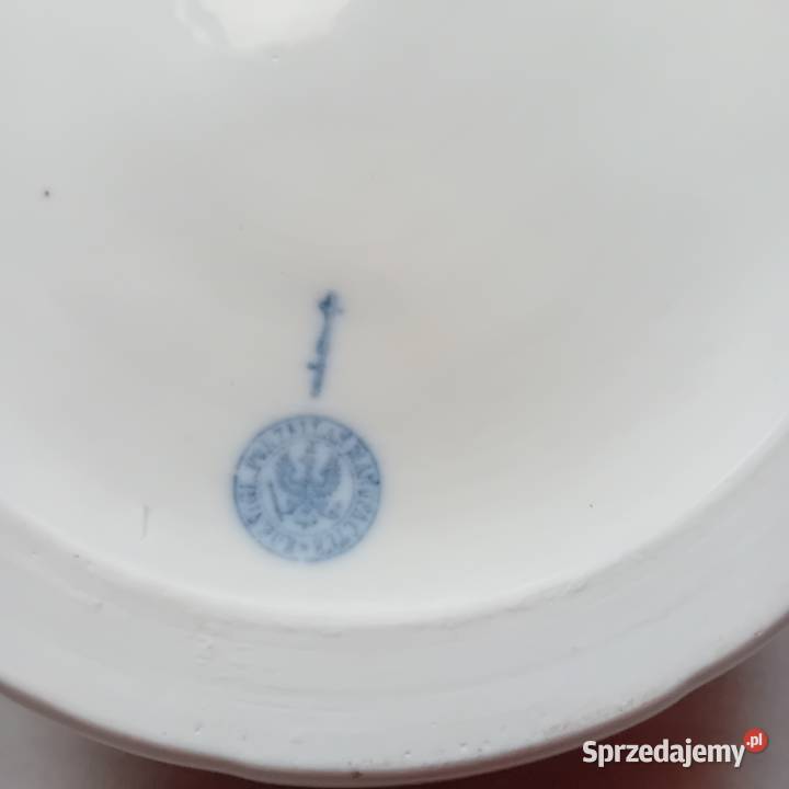 Unikatowa porcelanowa podstawka pod dzbanek KPM Porcelana i szkło