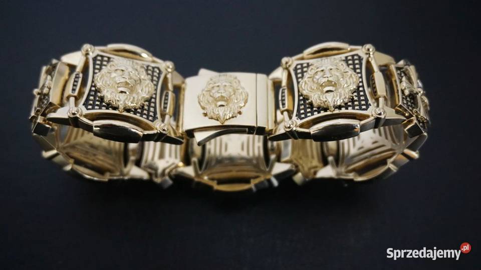 Złota Niespotykana Super Bransoleta 178G mazowieckie Warszawa