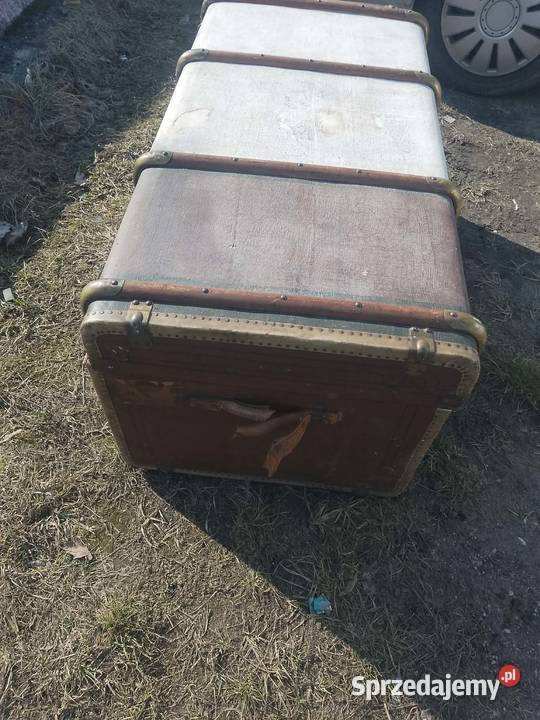 stary duzy kufer skrzynia zabytek antyk Legnica