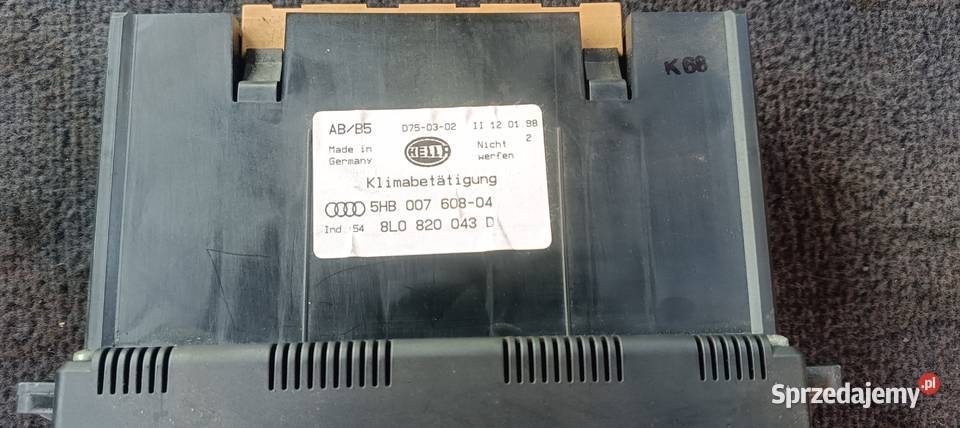 Klimatronik Panel Klimatyzacji 8L0 820 043 D Myszków sprzedam