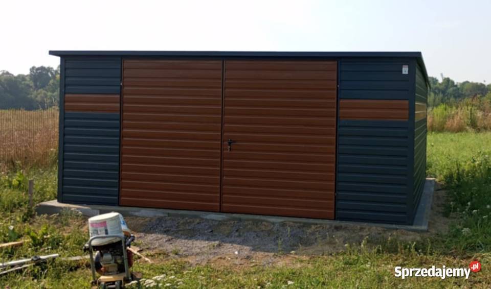 Garaż blaszany kolor 4x5 Sprzedaż mazowieckie Sochaczew