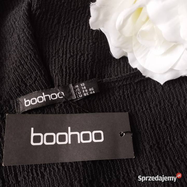 Kombinezon Damski Czarny Boohoo Rozmiar 4446 dolnośląskie Bogatynia