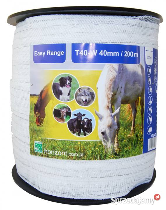 taśma EASY RANGE T40 do pastucha 200m Łomianki