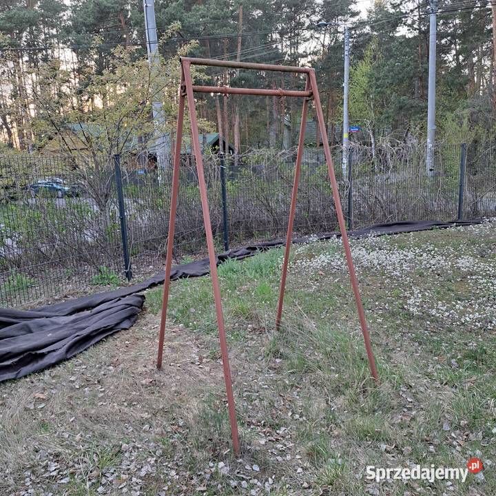 HUŚTAWKA METALOWA ogrodowa na plac zabaw solidna mazowieckie Warszawa