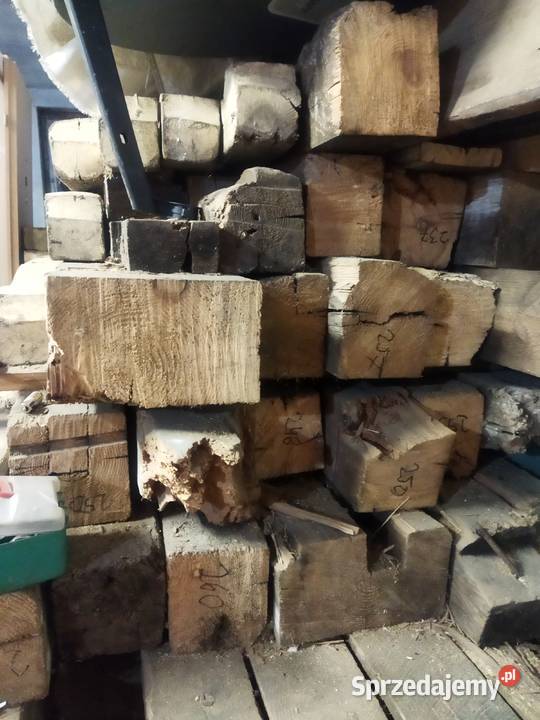 Kantówki 100letnie na loft Miastko