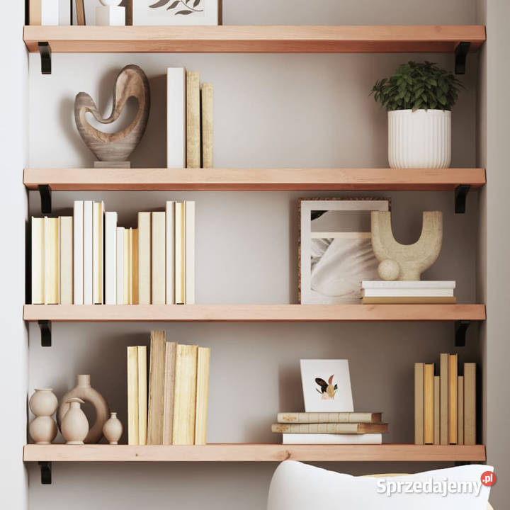 Półka 80x30x24 surowe lite drewno dębowe Warszawa