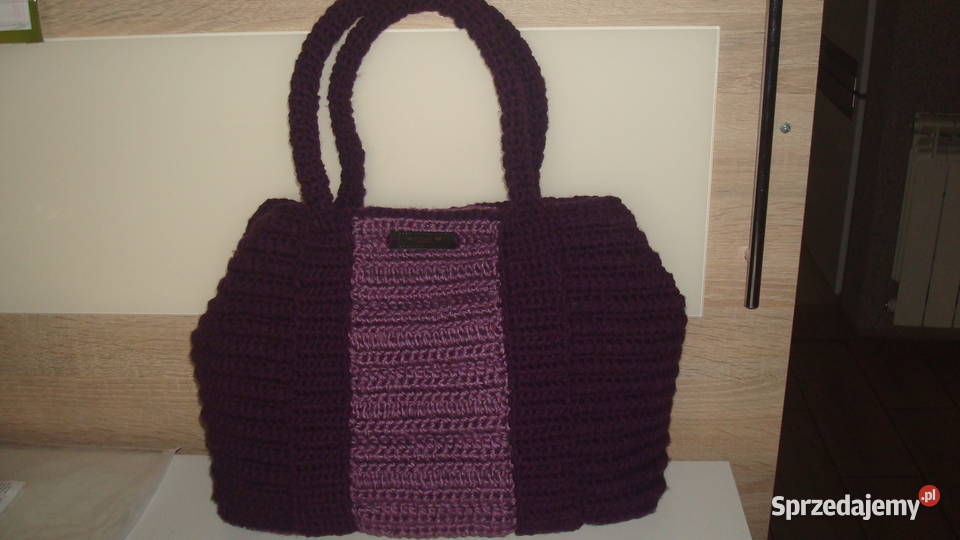 Duża torebka rękodzieło handmade 7 Osięciny