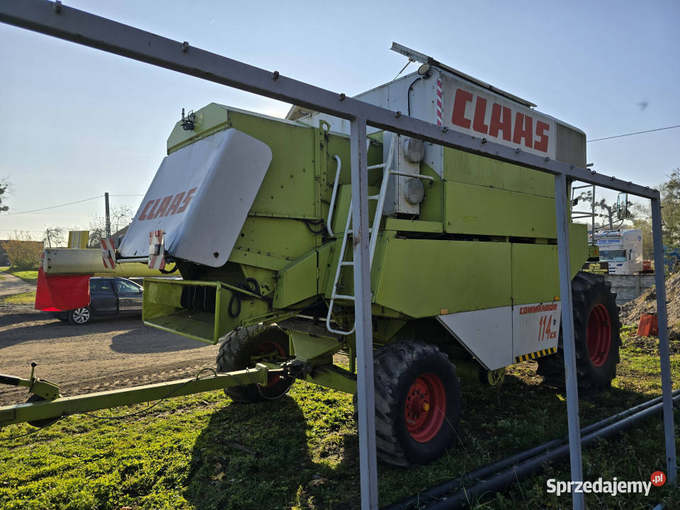 Kombajn CLAAS COMMANDOR 114 CS heder z wózkiem warmińsko-mazurskie sprzedam