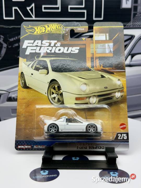 Hot Wheels FF Ford RS200 BOX 5 Samochody i pojazdy