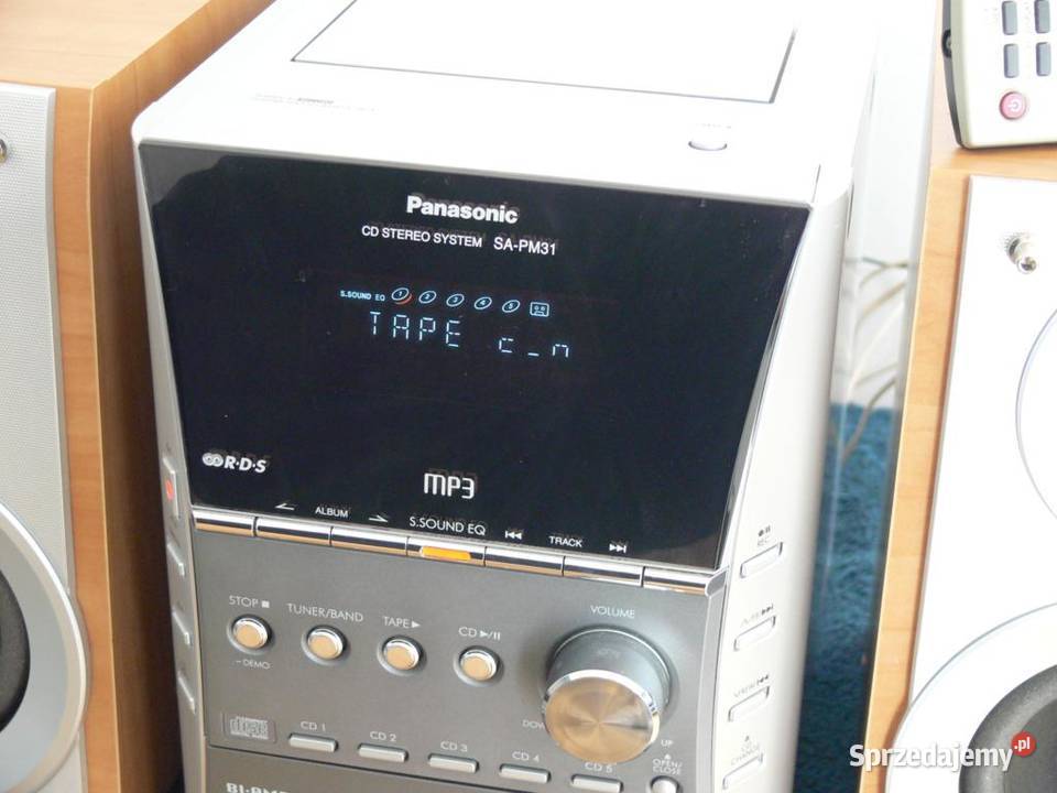 Wieża Panasonic SAPM31 pil RDS mp3 kolumny Jasło