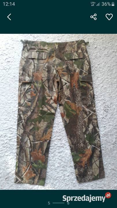 Spodnie wojskowe kamuflaż leśny pustynny bojówki lubelskie Chotyłów