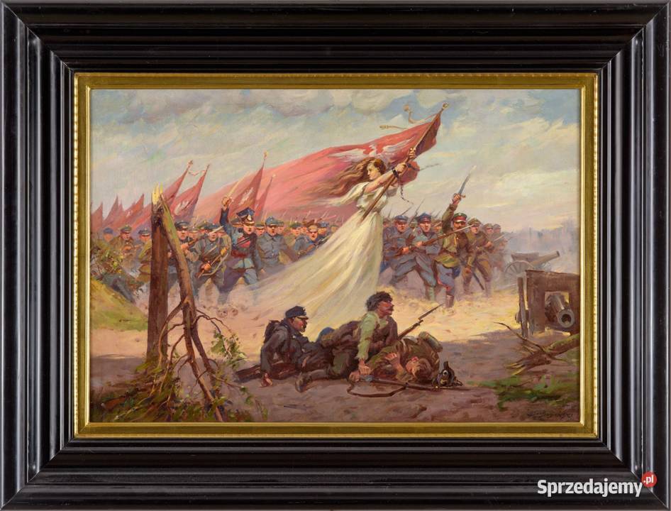 Stanisław Bagieński obraz Polonia prowadząca do Malarstwo