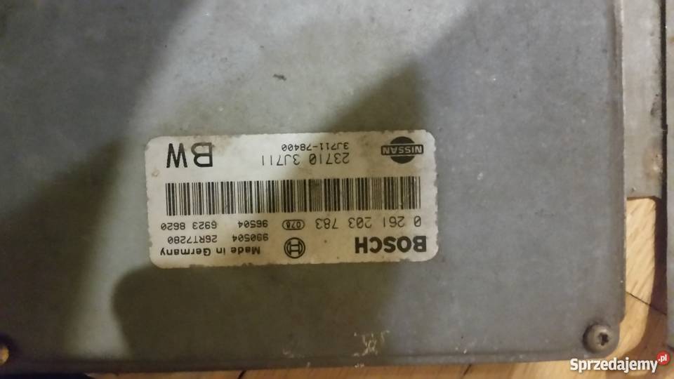 KOMPUTER STEROWNIK BOSCH NISSAN PRIMERA 18B BW Układ elektryczny Bielsk Podlaski