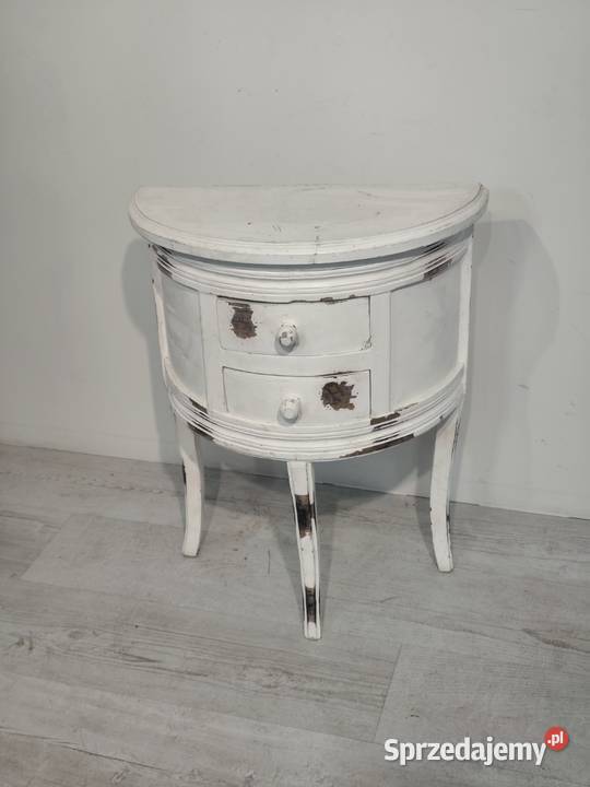Stylowa komoda półokrągła Demilune Shabby Chic łódzkie Poddębice