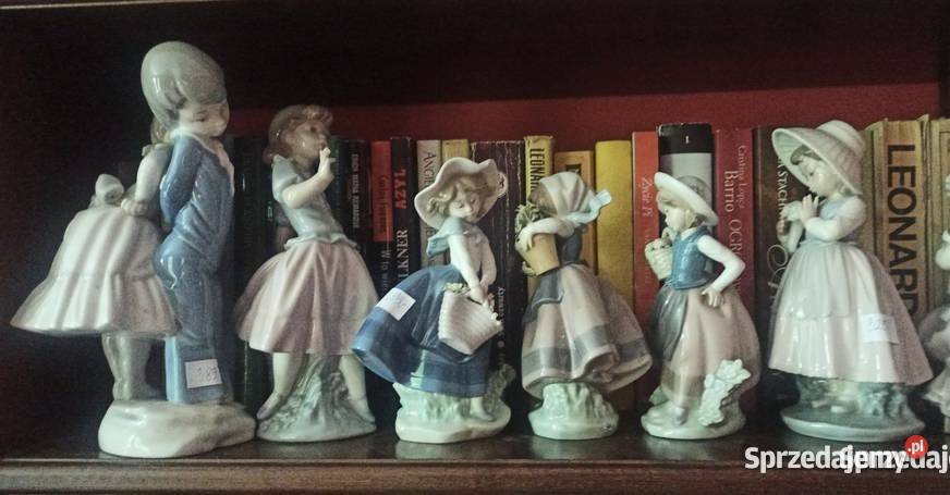 Figurka dziewczynka z koszykiem Lladro Jose Porcelana i szkło Gdańsk sprzedam