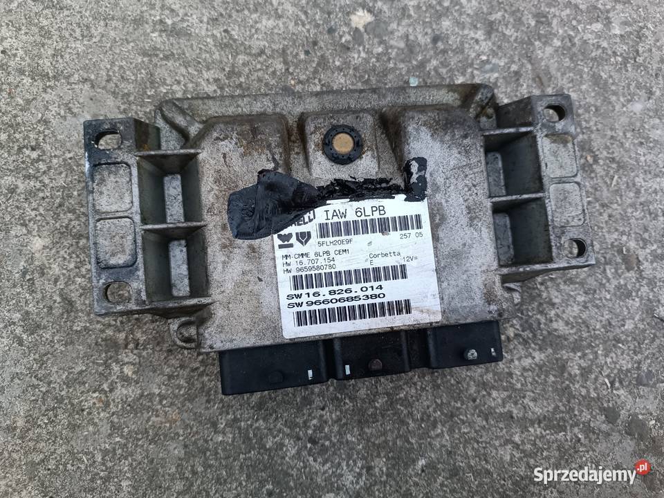 9653962780 IAW6LPB Komputer Peugeot 407 20 B