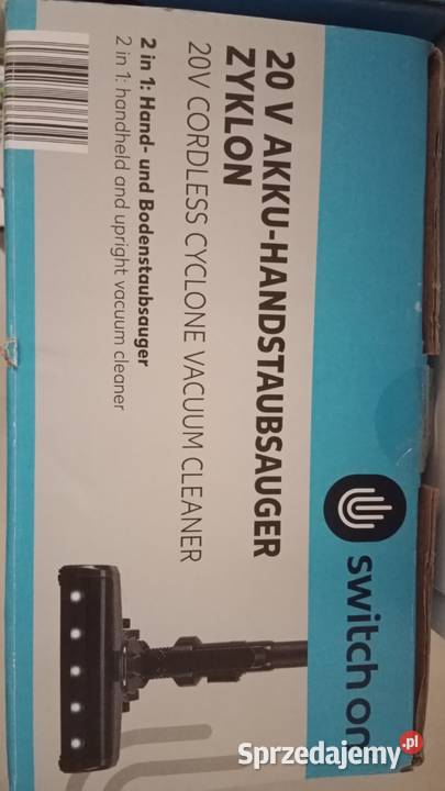 Akumulatorowy odkurzacz ręczny cyklonowy SWITCH