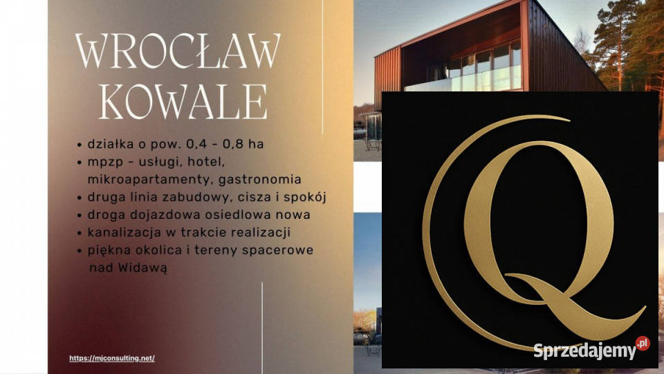 sprzedaży gruntu 3984m2 Wrocław LECHITÓW dolnośląskie
