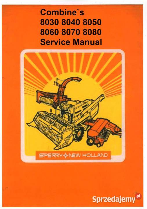 NH Holland 750 750a Instrukcja katalog napraw Szamotuły