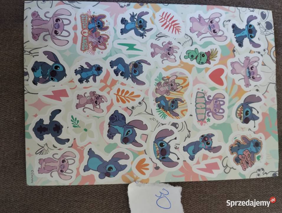 Naklejki Stich numery Siemiatycze sprzedam