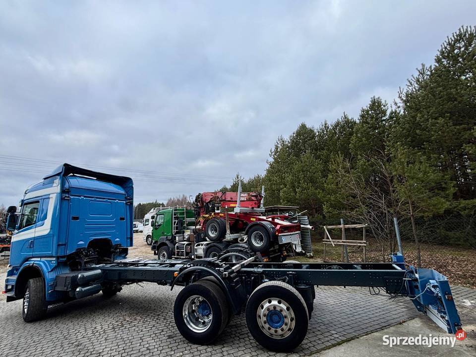 Ciężarówka podwozie Scania G 490 6x2 rama pod Rok produkcji 2014 Biłgoraj