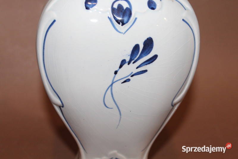 Holenderska amfora Delft Blue z lat 60tych XXw Porcelana i szkło Szczecin