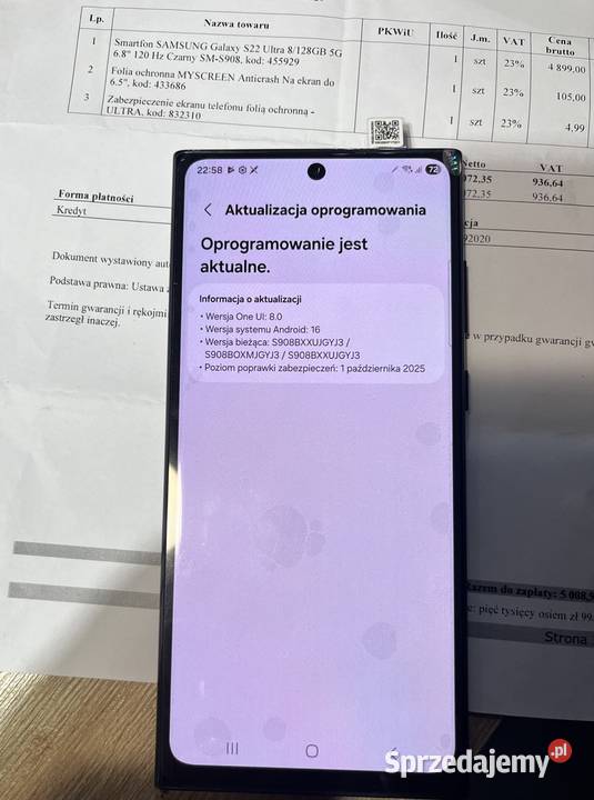 Samsung Galaxy S22 Ultra śląskie