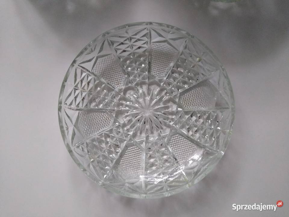 Talerzyki Talerze Szkło 8 sztuk