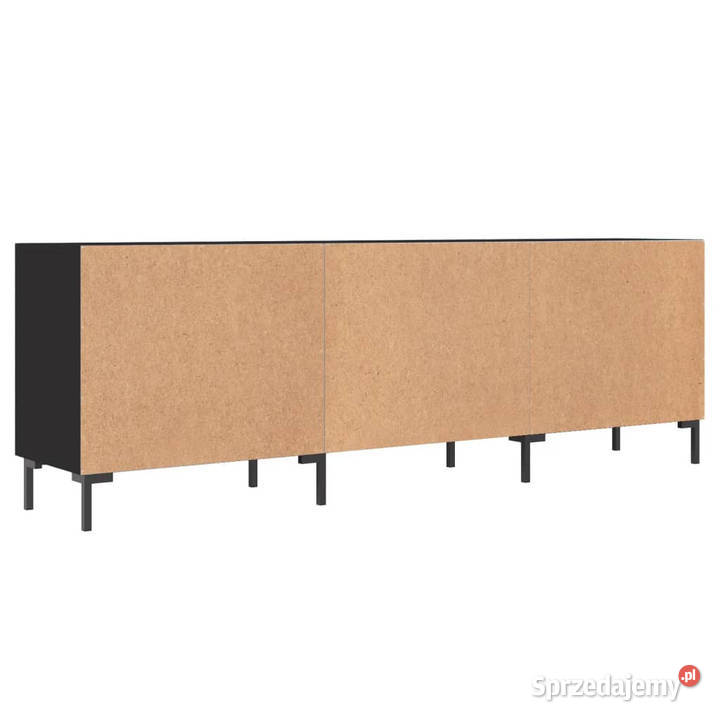 Szafka pod TV czarna 150x30x50 materiał mazowieckie