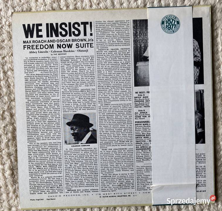 Roach We Insist Roachs Freedom Now Suite jazz Szczecin