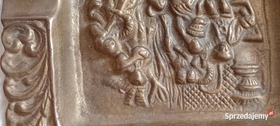 MOSIĘZNA PROSTOKATNA POPIELNICZKA Swarzędz